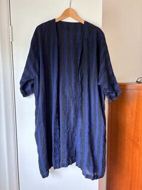 Toni Duster in Midnight Wide Stripe